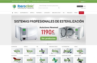 Tienda online de Iberoclinic creada por Pymergy